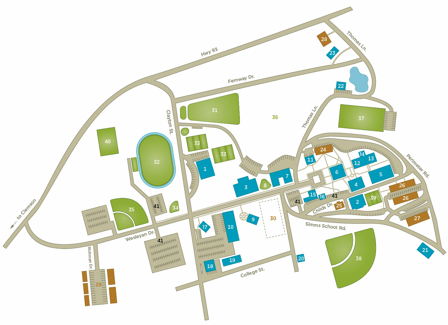 Texas Southern University Campus Map Map